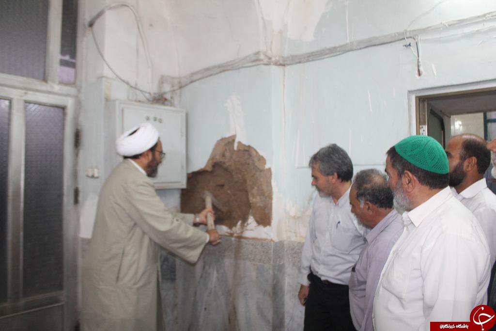 شروع بکار کارگاه مرمت و بازسازی مسجد جامع قدیم بردسکن