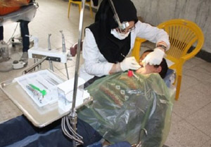 اجرای طرح سلامت بهداشت دندان و دهان در تیران و کرون