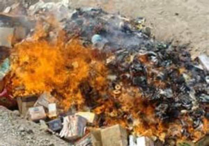 امحای حدود سه تن مواد غذایی غیربهداشتی