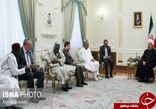 عکس/ لباس جالب دبیرکل اوپک در دیدار با روحانی