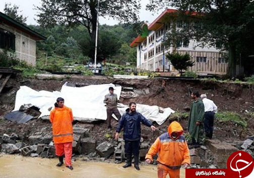 سیلاب رامسر اجساد را از قبر بیرون آورد