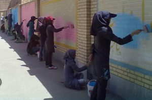 آماده سازی مدارس دزفول توسط دانش آموزان بسیجی