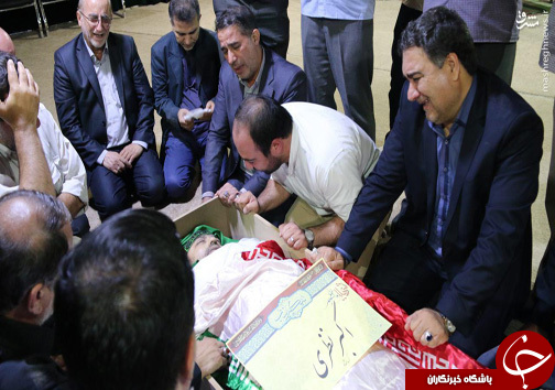 عکس/ اولین دیدار با برادر پس از شهادت