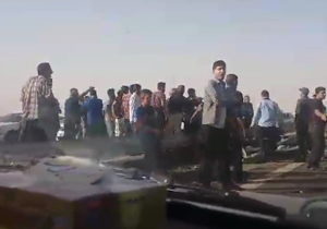 یک کشته در پی برخورد سمند با گاردیل + فیلم