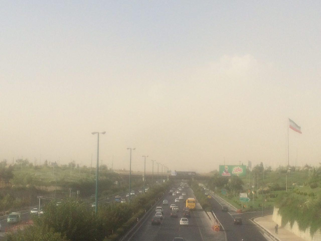 گرد و غبار و آلودگی تهران + تصاویر