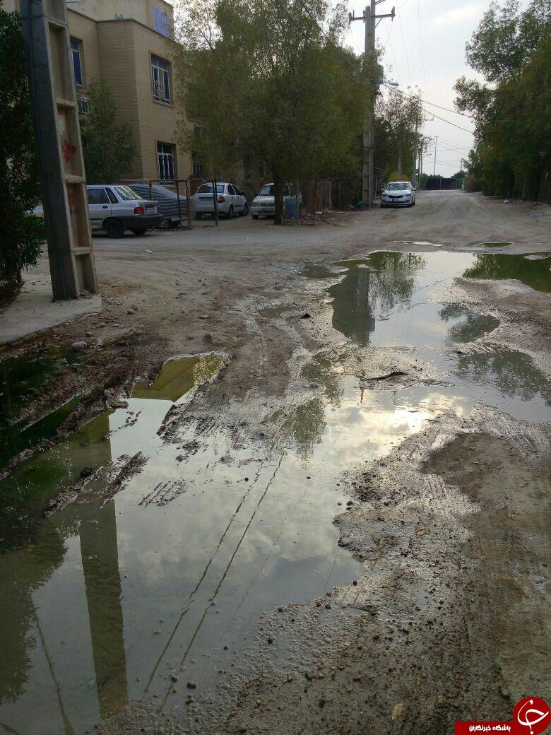 فاضلاب در خیابان&zwnj;های شهر +تصاویر