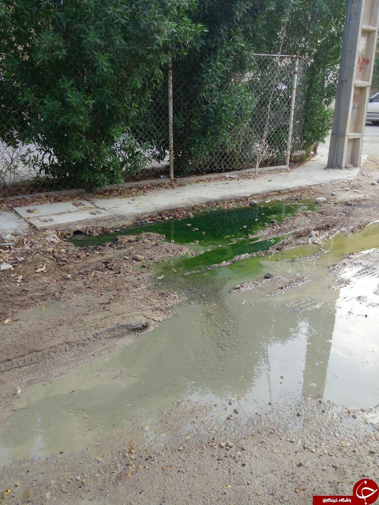 فاضلاب در خیابان&zwnj;های شهر +تصاویر