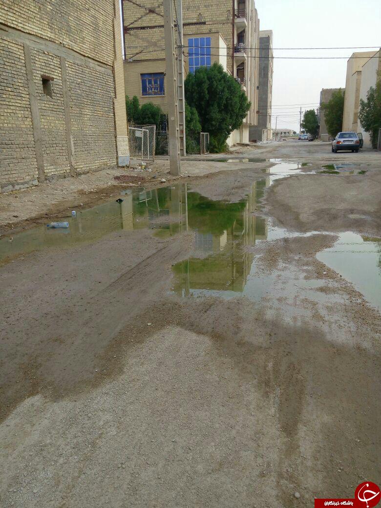 فاضلاب در خیابان&zwnj;های شهر +تصاویر