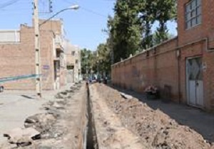 اصلاح 4700 متر شبکه آبرسانی