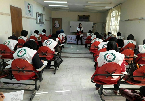 برگزاری دوره تخصصی جمعیت هلال احمر