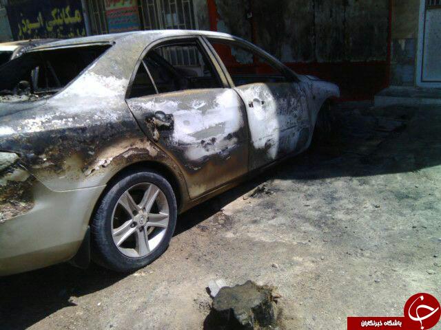 سریال آتش&zwnj;سوزی خودروها در آبادان/ چه کسی پشت این ماجراست + تصاویر