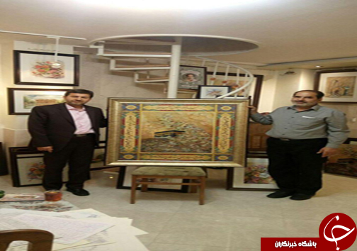 هنرمند اصفهانی فاجعه منا را به تصویر کشید