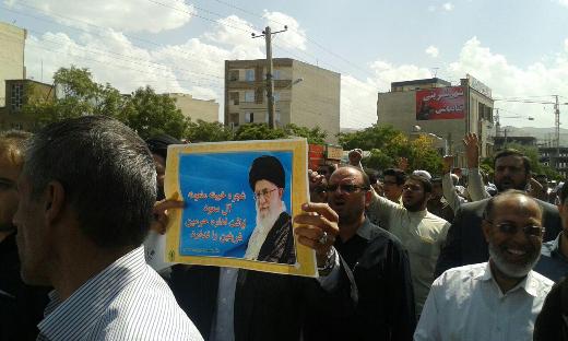 راهپیمایی مردمی در محکومیت جنایات آل سعود و آل خلیفه +تصاویر