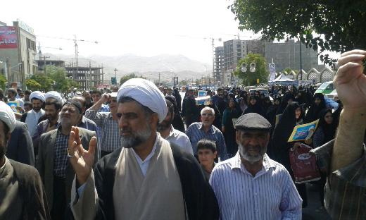 راهپیمایی مردمی در محکومیت جنایات آل سعود و آل خلیفه +تصاویر