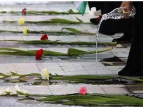 آغاز هفته دولت با غبارروبی مزار شهدای اندیمشک