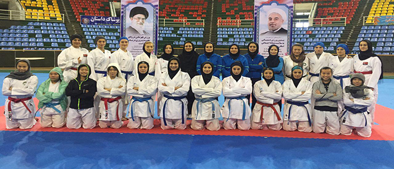 اردوی مشترك تيم ملي كاراته بانوان با 3 تيم خارجی