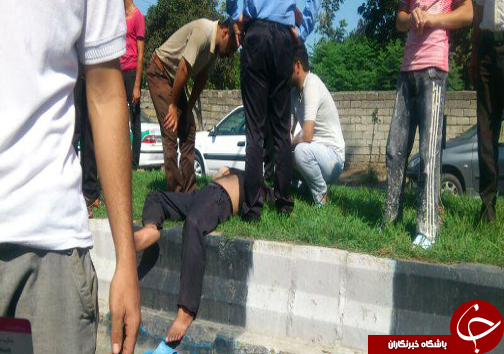 2 زخمی در یک تصادف