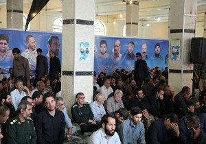 مراسم بزرگداشت دو شهید مدافع حرم استان کرمانشاه