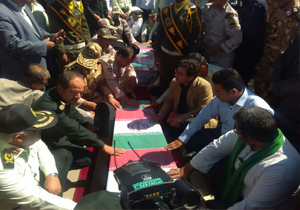 استقبال از پیکر مطهر سه شهید گمنام
