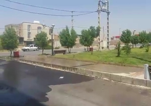 شیوه نامناسب آبیاری فضای سبز + فیلم