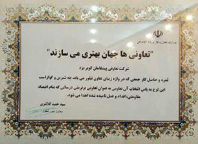 پیشگامان تعاونی برتر ملی