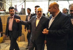 بازدید وزیر صنعت و معدن از بزرگترین گروه صنعتی فولادی