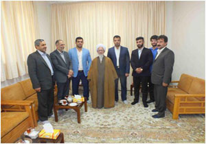 دیدارالمپیکی آملی با آیت الله جوادی