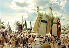 اهدا پرچم ایوان طلای حرم امام علی(ع) به مردم خرمشهر