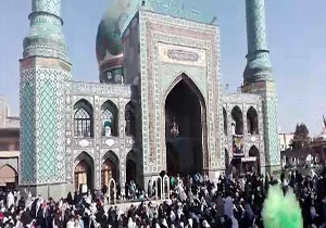 برگزاری مراسم دعای عرفه در امامزاده صالح + فیلم