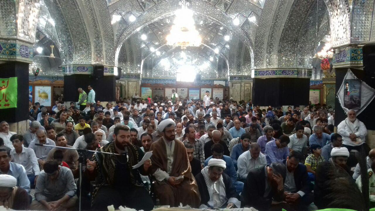 برگزاری مراسم دعای عرفه در گلستان