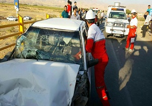 انحراف از جاده موجب مصدومیت یک تن شد