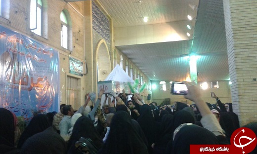 برگزاري مراسم دعاي عرفه با حضورپيکرمطهر شهيد گمنام در شهرستان خوي+تصاوير