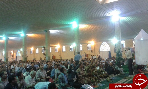 برگزاري مراسم دعاي عرفه با حضورپيکرمطهر شهيد گمنام در شهرستان خوي+تصاوير