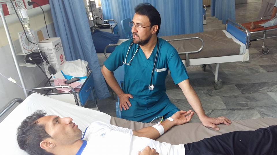 ملی&zwnj;پوش طوفان هریرود راهی بیمارستان شد + عکس