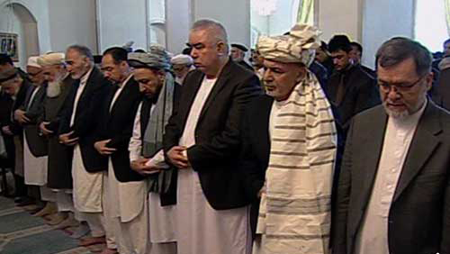 نماز عید قربان در ارگ ریاست جمهوری افغانستان برگزار شد