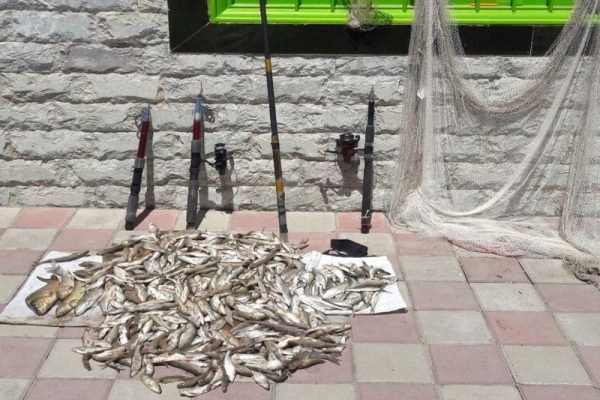 دستگیری 9گروه صیادی غیرمجاز در رودخانه نمرود