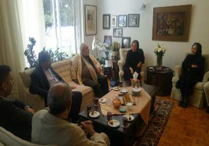 جنتی و ایوبی به دیدن اصغر شاهوردی و خانواده مرحوم رشیدی رفتند