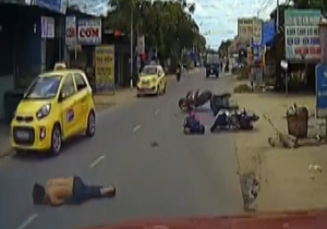 حادثه هولناک و جبران ناپذیر موتورسوار+ فیلم