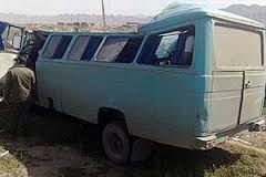 واژگونی مینی بوس در محور قزوین _آبیک