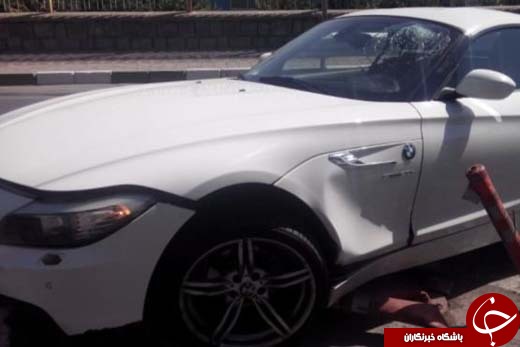 دختر جوان با BMW چند صد میلیونی چه کرد؟! +تصاویر