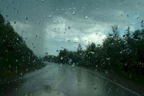 آغاز باران در گرگان