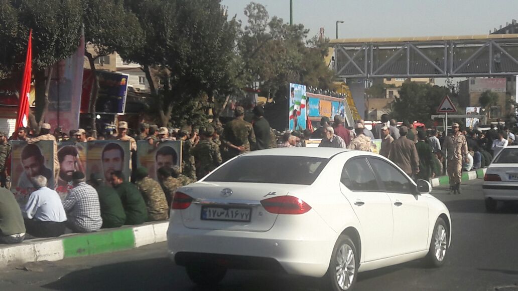 مراسم تشییع پیکر شهید احمد غلامی برگزار شد
