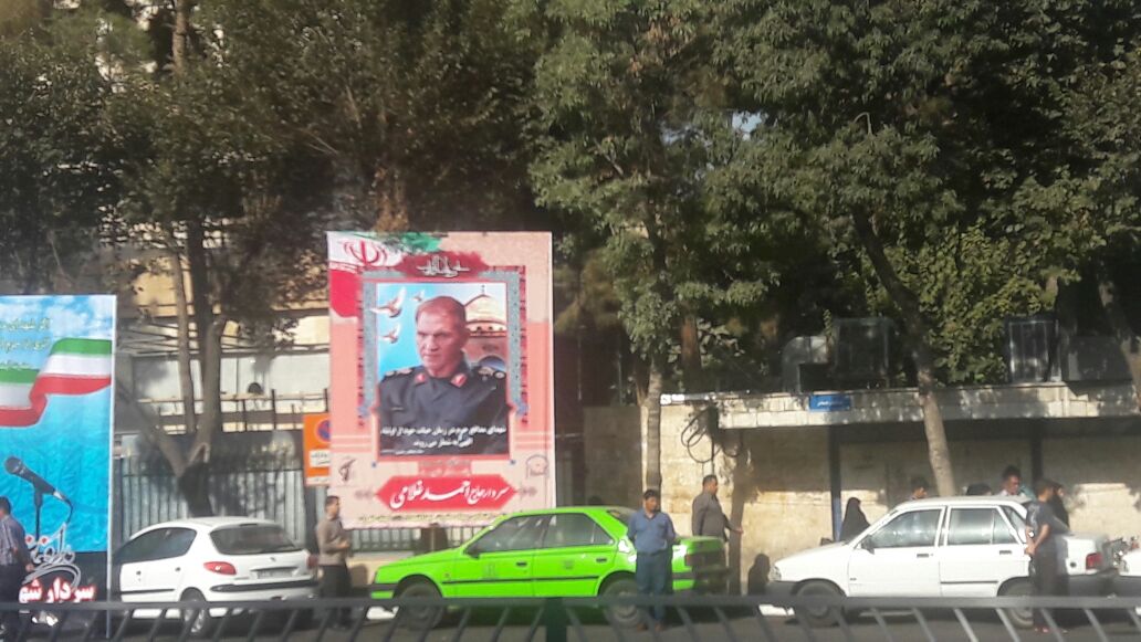 مراسم تشییع پیکر شهید احمد غلامی برگزار شد