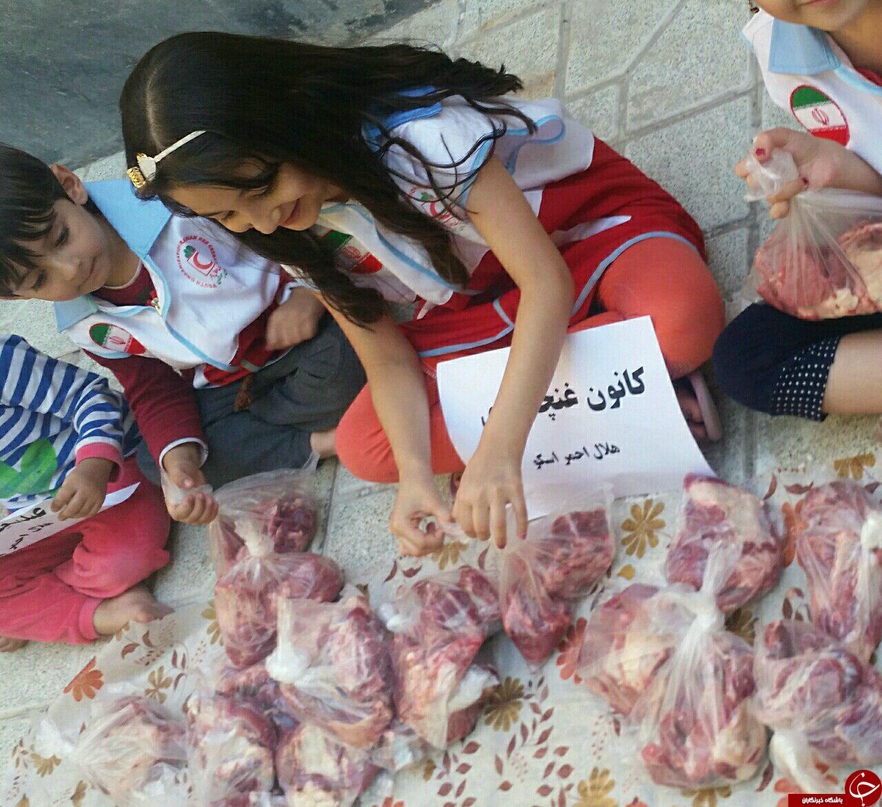 حرکت خداپسندانه غنچه&zwnj;های هلال احمر اسکو + تصاویر