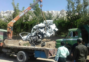 حادثه دلخراش رانندگی در شهرستان فلاورجان