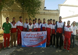 تصاویری از دوره بازآموزی امداد و نجات