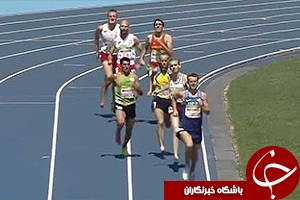 کسب مدال برنز پیمان نصیری در دوی 1500 متر + فیلم