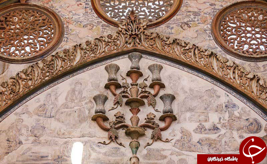 عکس/ شاهکار نگارگری چوب و آئینه/ اینجا مروارید کویر است