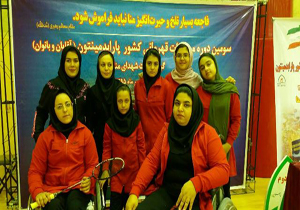 کسب مقام سوم بدمینتون کشور توسط بانوان فارسی