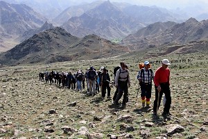 حضور تیم کوهنوردی کارگری خوزستان برای صعود به قله قوشاداغه اهر